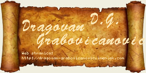 Dragovan Grabovičanović vizit kartica